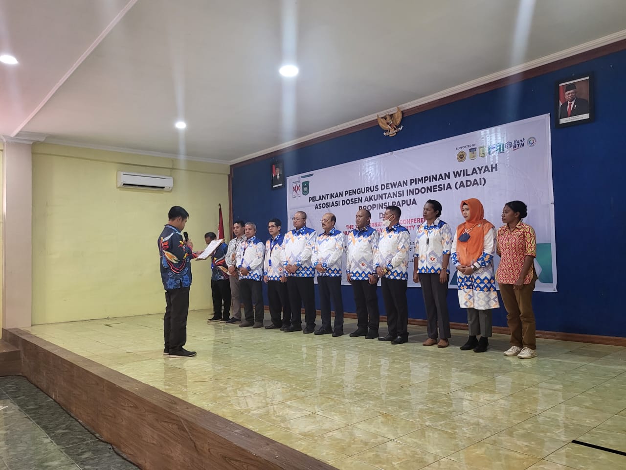 Pelantikan Pengurus DPW ADAI Papua 2022 - 2026. Ada orang Medan dipengurusan ADAI Papua, bapak situmorang Inpektur Prov Papua.