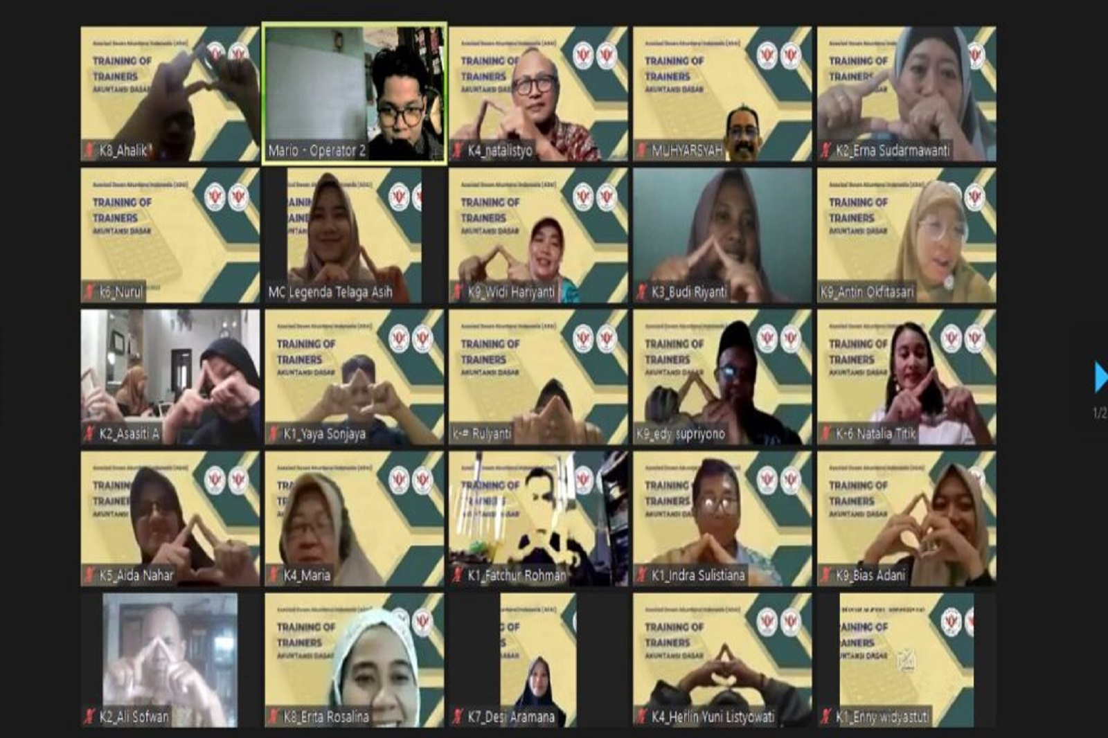 Training of Trainers Akuntansi Dewan Sertifikasi ADAI bersama ADAI Jawa